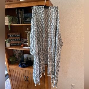 Boho Black and White Patterned Overlay